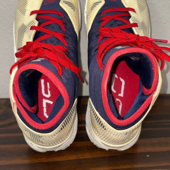Under Armour Curry Hoop Nation Men’s Size 10 USA Color 1274425-107 Lace Up Shoes main image 5